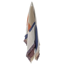 Best Bloomingville - Clarita Plaid, Orange, Genanvendt Bomuld