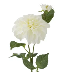 New Bloomingville - Dahlia Kunstig stilk, Hvid, Plastik