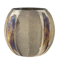 Clearance Bloomingville - Felecia Fyrfadsstage, Guld, Genanvendt Glas
