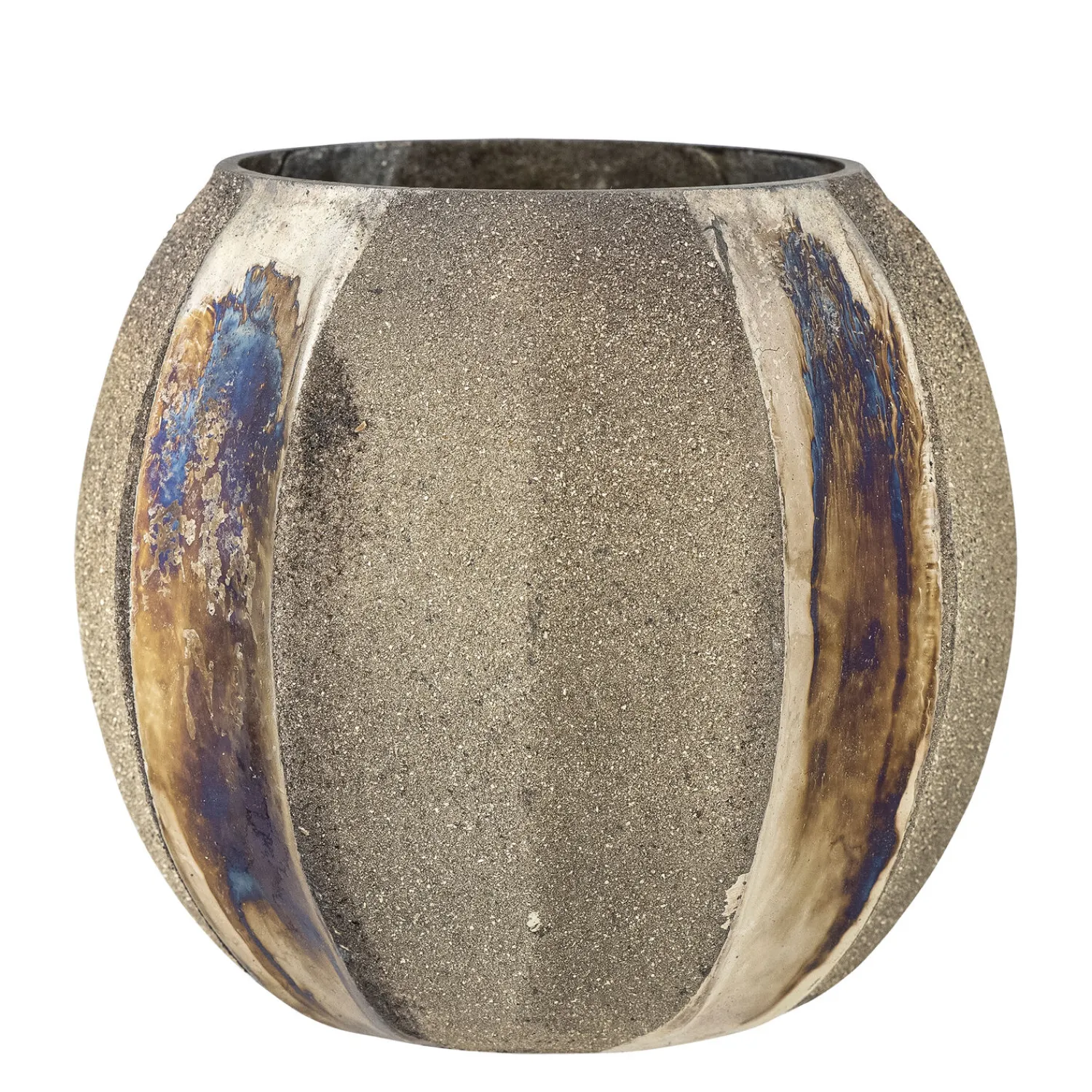 Clearance Bloomingville - Felecia Fyrfadsstage, Guld, Genanvendt Glas