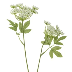 Outlet Bloomingville - Fennel Kunstig stilk, Hvid, Plastik