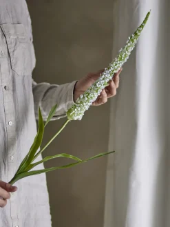 Best Bloomingville - Foxtail Kunstig stilk, Hvid, Plastik