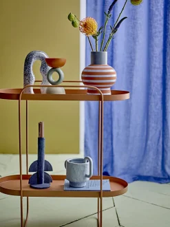 New Bloomingville - Gate Deko, Blå, Stentøj