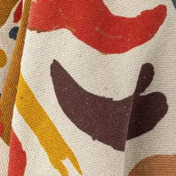 Online Bloomingville - Horus Plaid, Orange, Genanvendt Bomuld