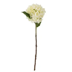 Bloomingville - Hydrangea Kunstig stilk, Hvid, Plastik