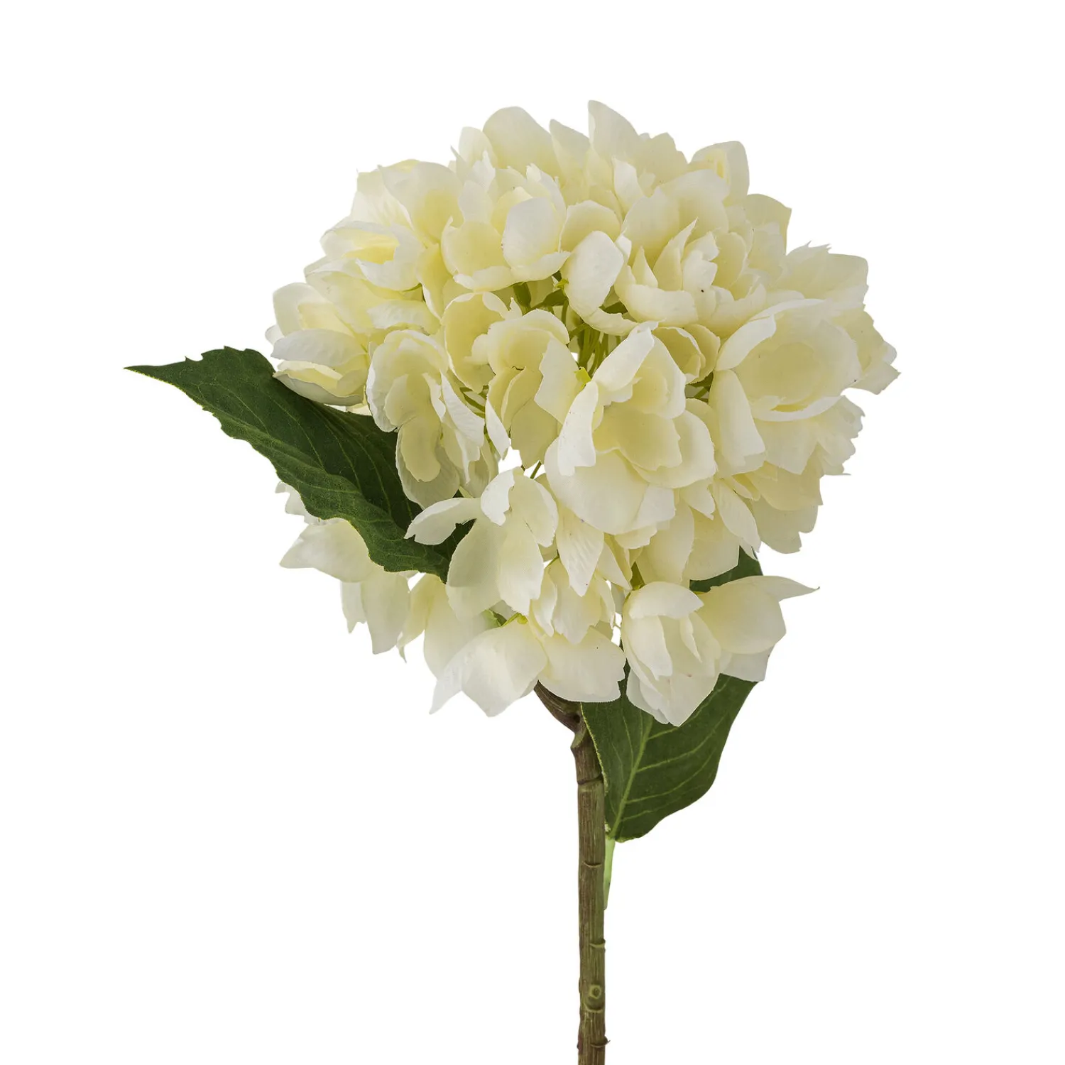 Bloomingville - Hydrangea Kunstig stilk, Hvid, Plastik