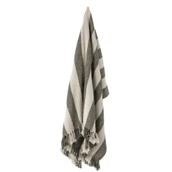 Best Bloomingville - Jodina Plaid, Grøn, Genanvendt Bomuld