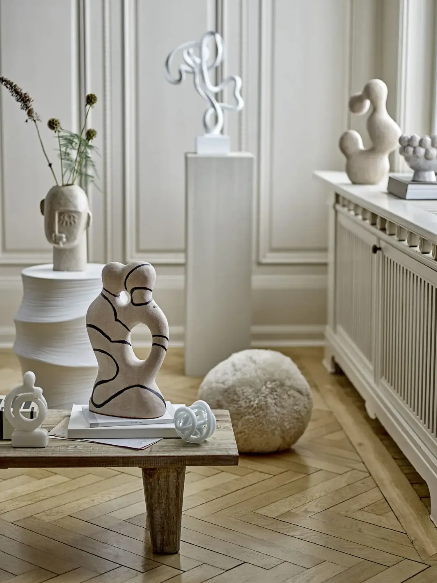 Best Bloomingville - Lizzie Vase, Natur, Stentøj