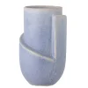Clearance Bloomingville - Norbert Vase, Blå, Stentøj