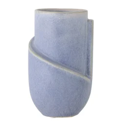 Clearance Bloomingville - Norbert Vase, Blå, Stentøj
