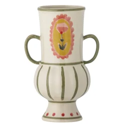 New Bloomingville - Odina Vase, Grøn, Stentøj