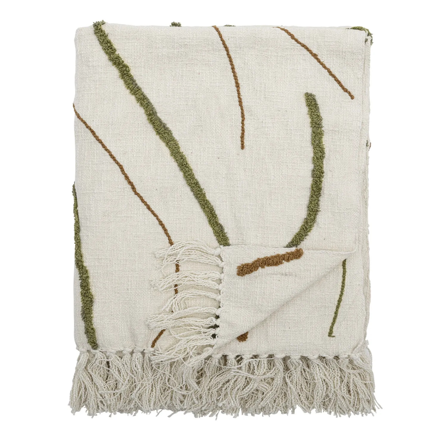 Online Bloomingville - Osasio Plaid, Grøn, Bomuld