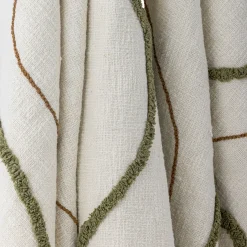 Online Bloomingville - Osasio Plaid, Grøn, Bomuld