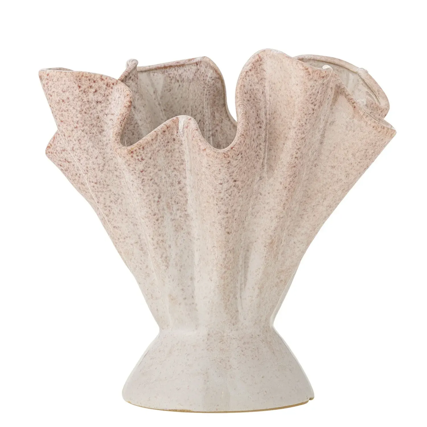 Outlet Bloomingville - Plier Vase, Rosa, Stentøj