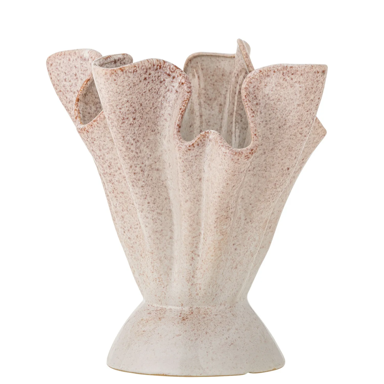 Outlet Bloomingville - Plier Vase, Rosa, Stentøj