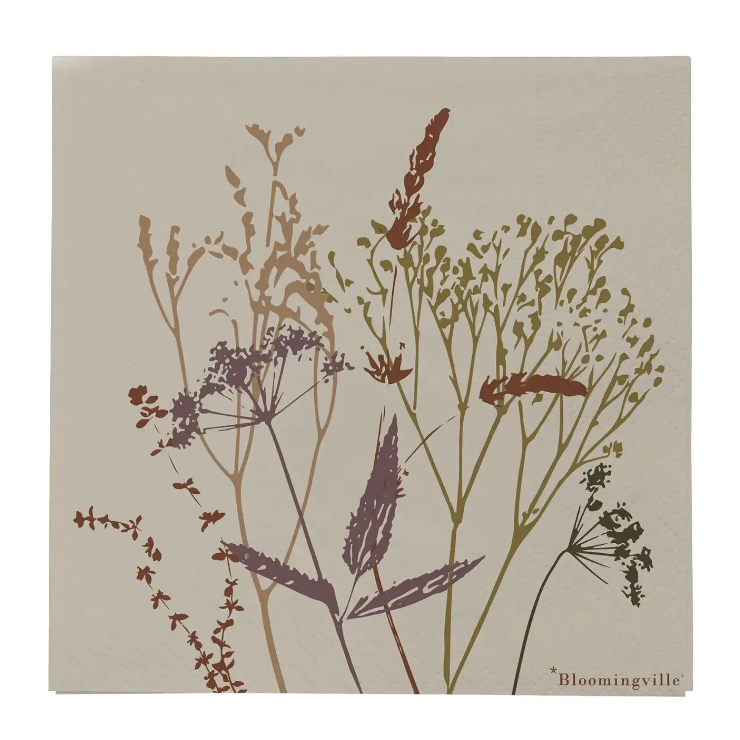 Best Bloomingville - Sirri Serviet, Natur, FSC Recycled®, Papir