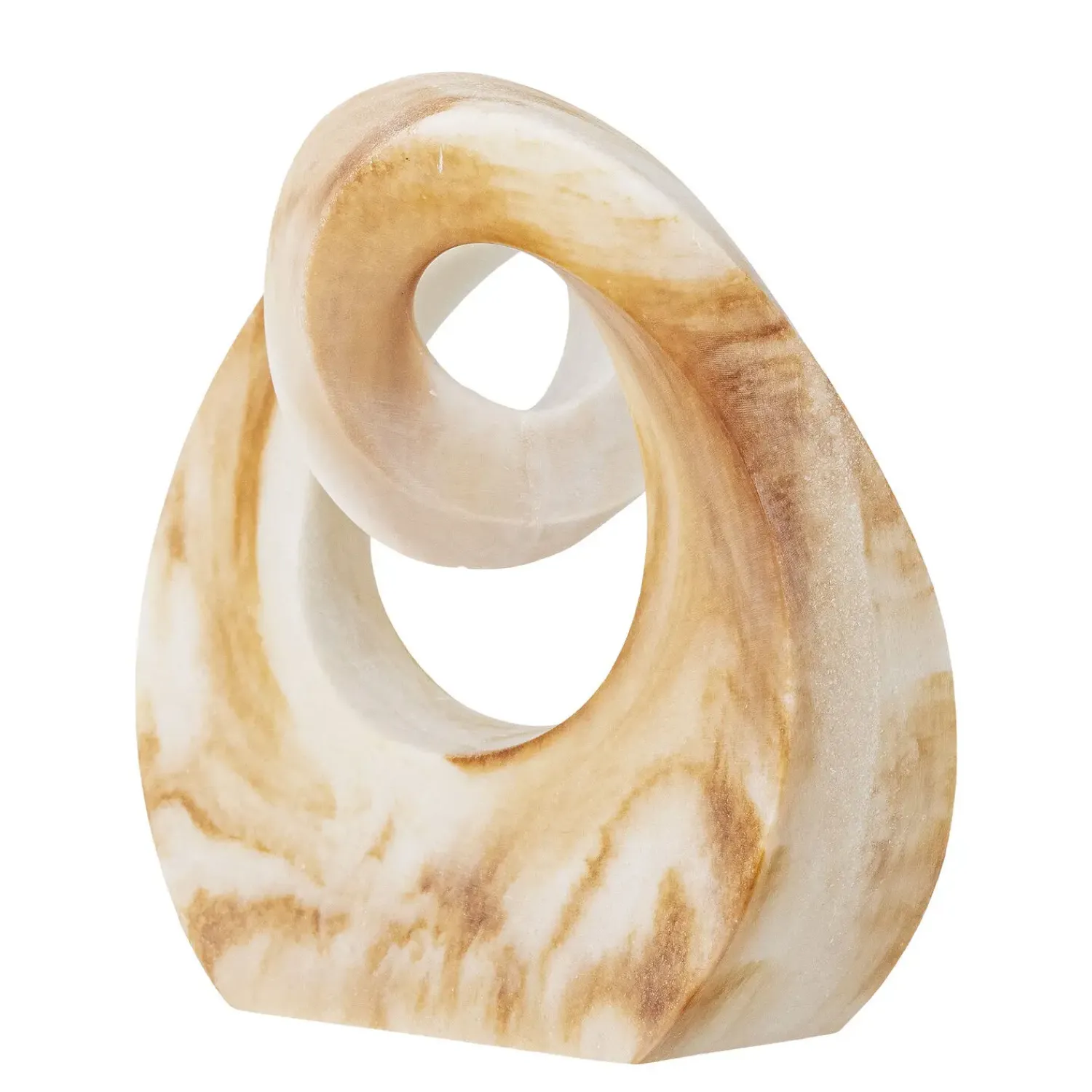 Clearance Bloomingville - Swirl Deko, Brun, Polyresin