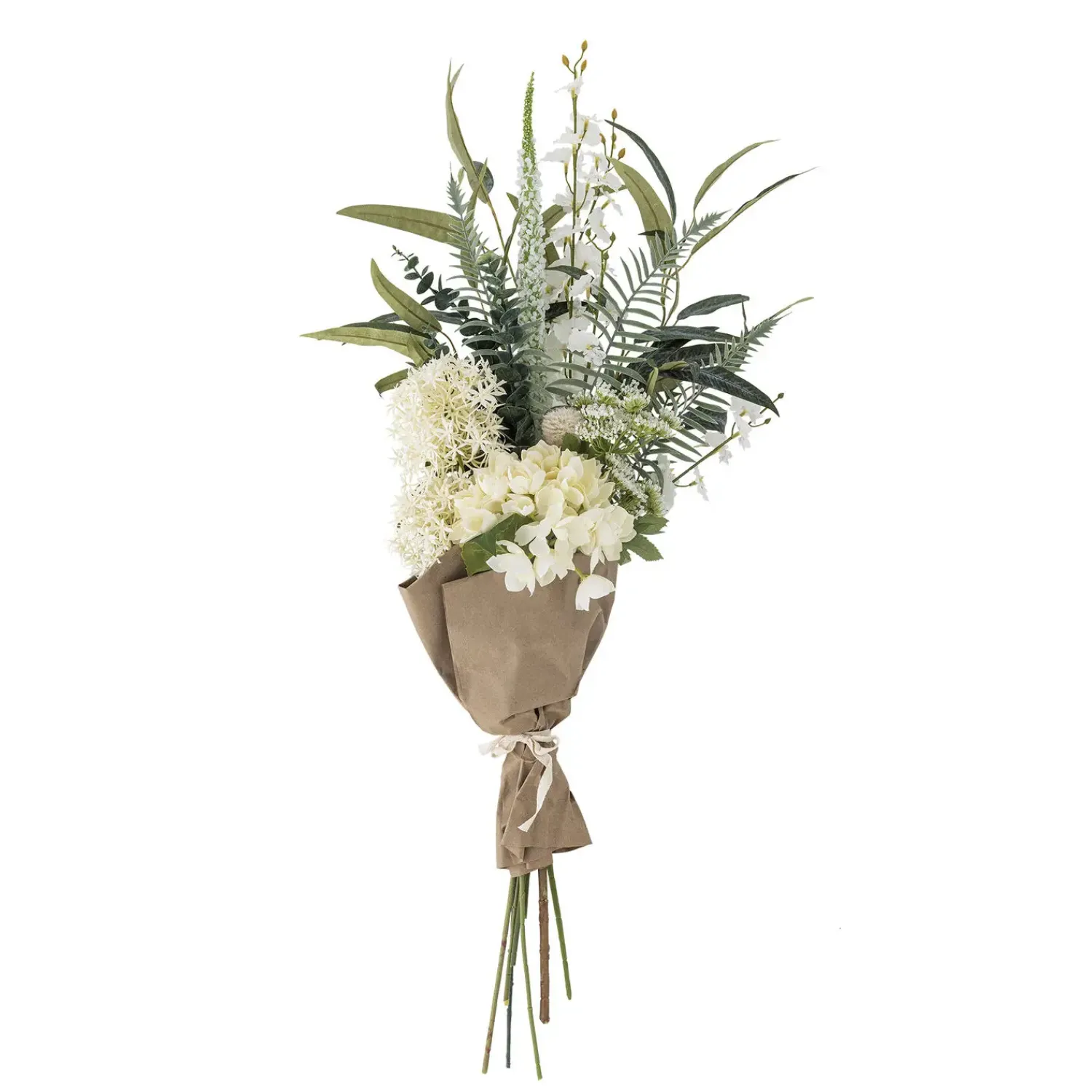 Clearance Bloomingville - Symphonie Kunstig Buket - Hvid, Plastik