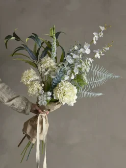 Clearance Bloomingville - Symphonie Kunstig Buket - Hvid, Plastik