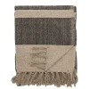 Online Bloomingville - Temi Plaid, Sort, Genanvendt Bomuld