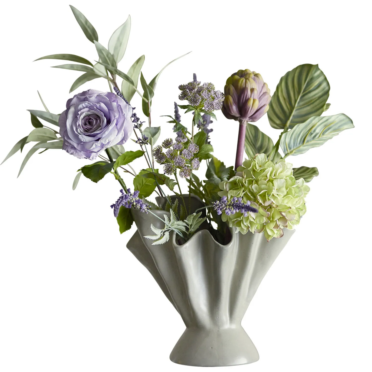 Best Bloomingville - Whisper Kunstig Buket - Lilla, Plastik