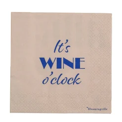 Online Bloomingville - Wine Serviet, Blå, FSC® Mix, Papir