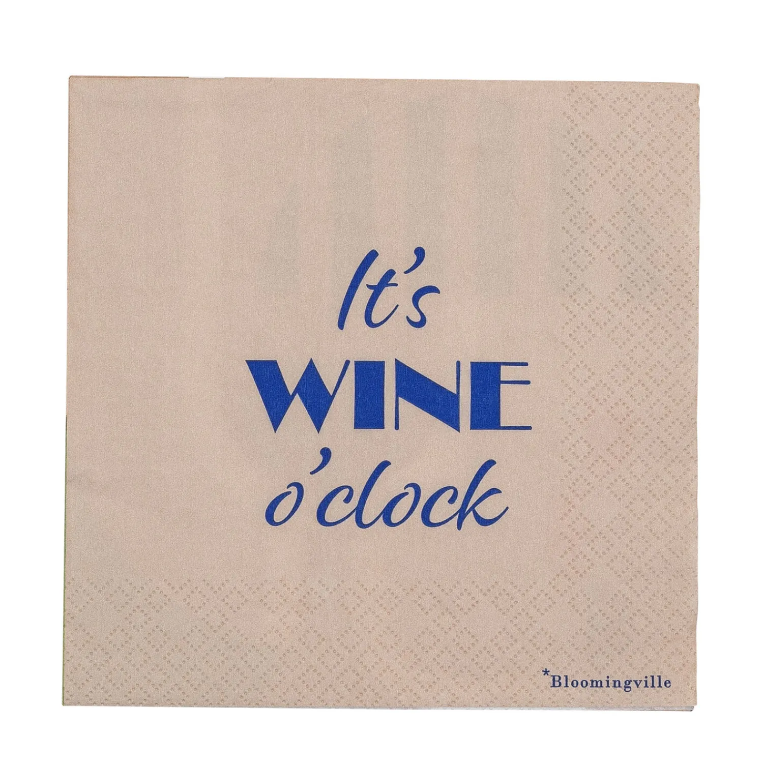 Online Bloomingville - Wine Serviet, Blå, FSC® Mix, Papir
