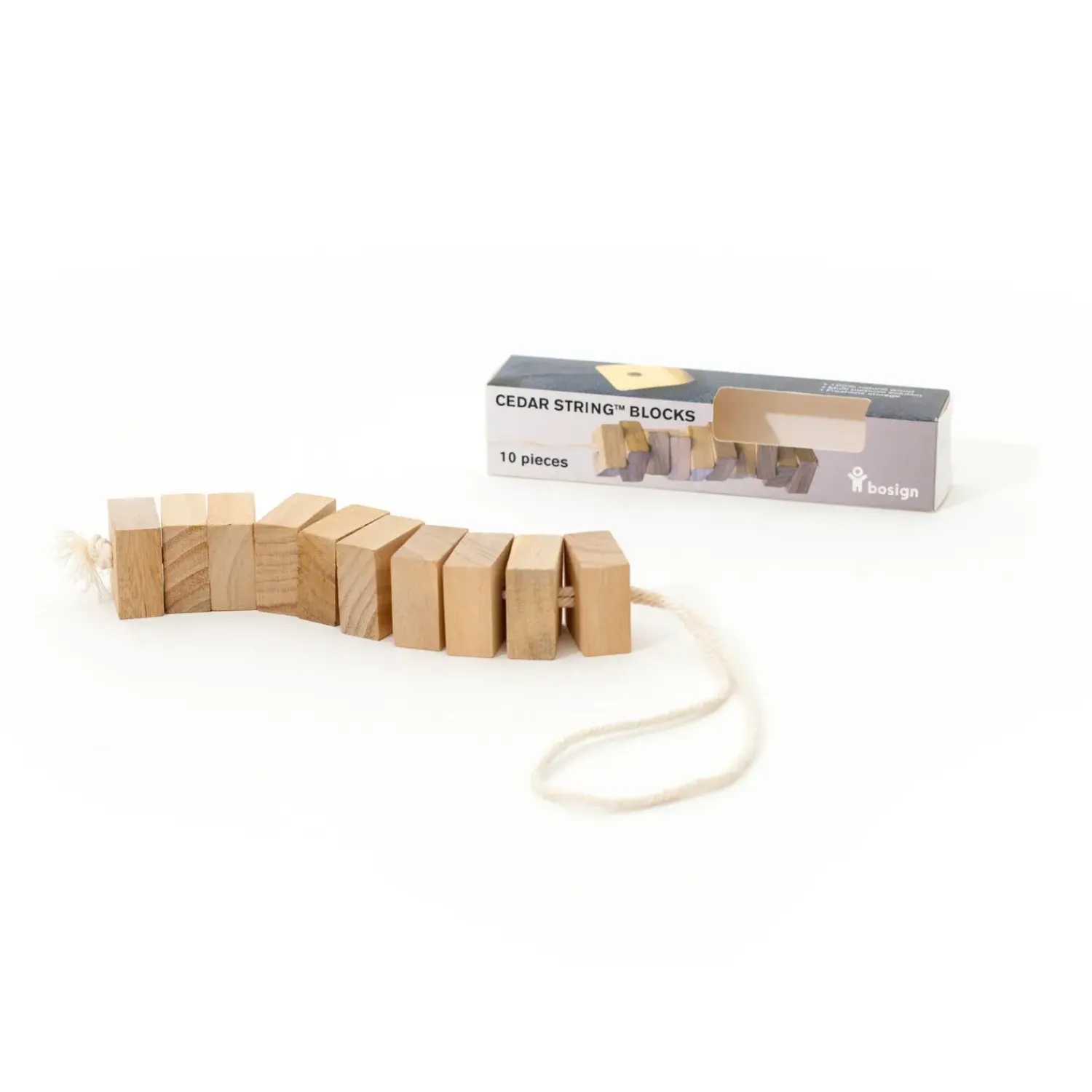Clearance Bosign - Duftblok i cedertræ - 10 stk