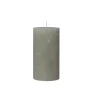 Broste Copenhagen - Rustik bloklys - Ø7 x H13,5 cm - Grape Leaf Green