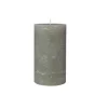 Hot Broste Copenhagen - Rustik bloklys - Ø10 x H18 cm - Grape Leaf Green