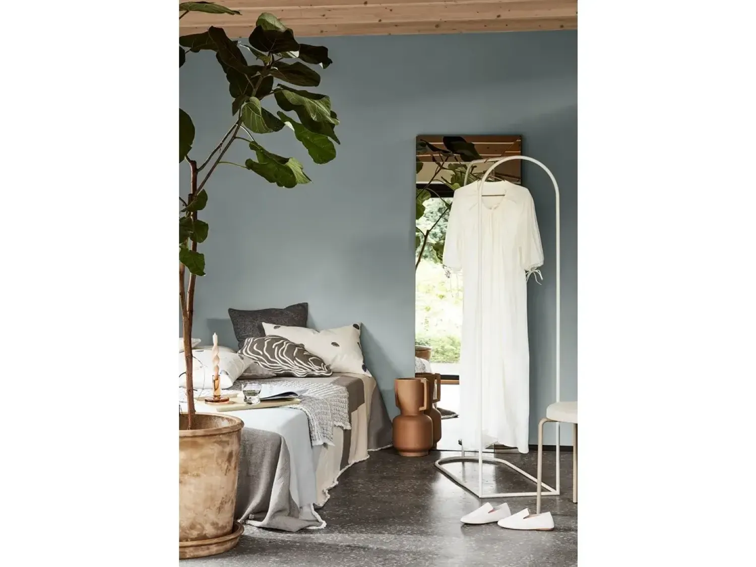 Online Broste Copenhagen - Sengetæppe - Karla - Warm Beige - W240 x L260 cm
