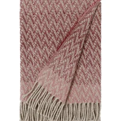 Discount Burel Factory - Plaid/Tæppe - Ecletic - Pink - 180 x 130 cm