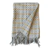 New Burel Factory - Vintage plaid/tæppe - Light grey / Melange Grey