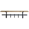 Best Chic Antique - Hylde med 5 knager - Antique Sort