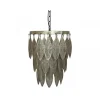 New Chic Antique - Lampe med metal dekoration - antique messing - Ø37,5