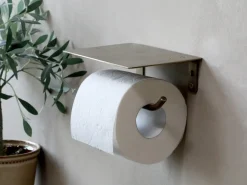 New Chic Antique - Toiletrulleholder, Messing