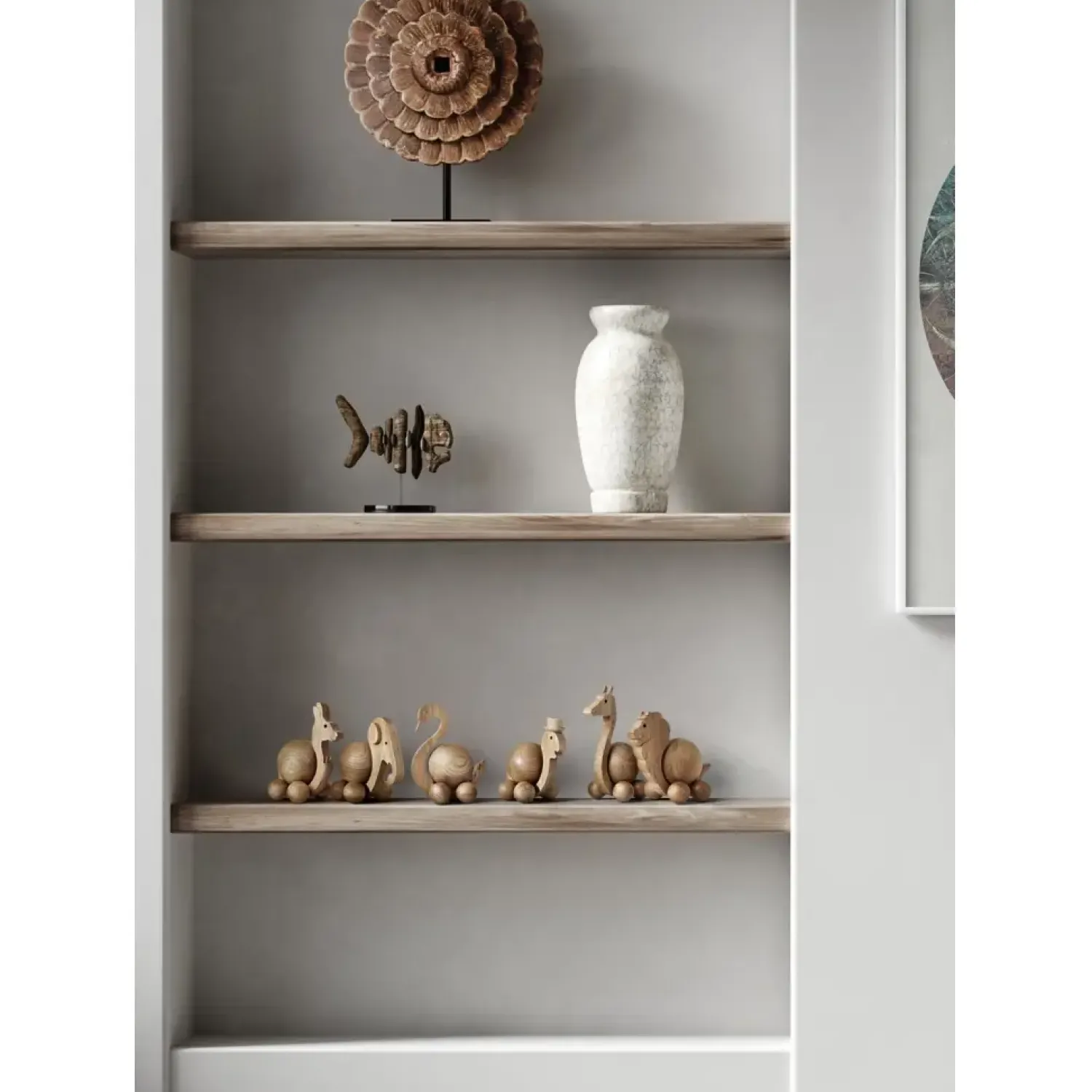 Online ChiCura - Træfigur - Spinning Lion - Small