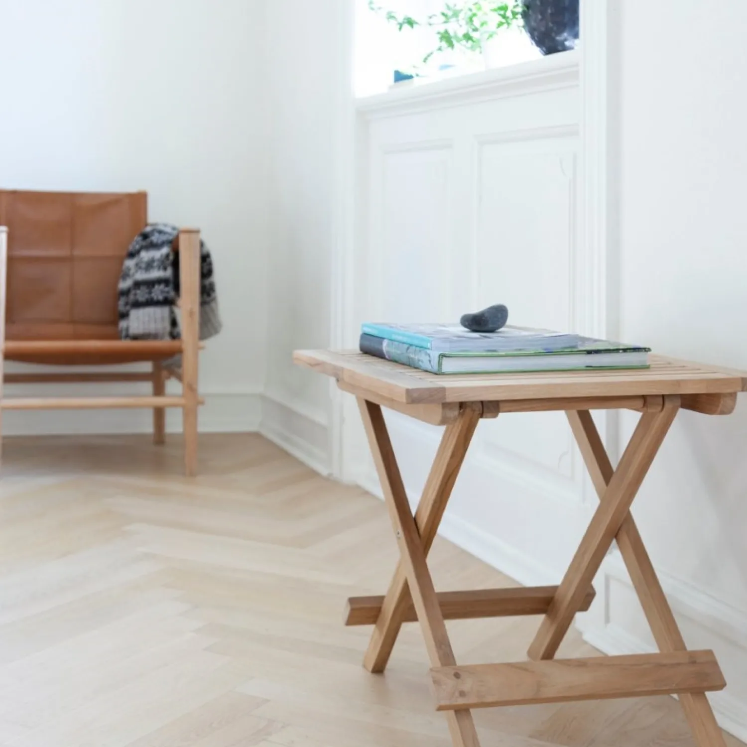 Clearance Cinas - Classic klapbord 50x50cm teak