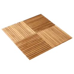 Best Cinas - Lille bademåtte 40x40cm teak