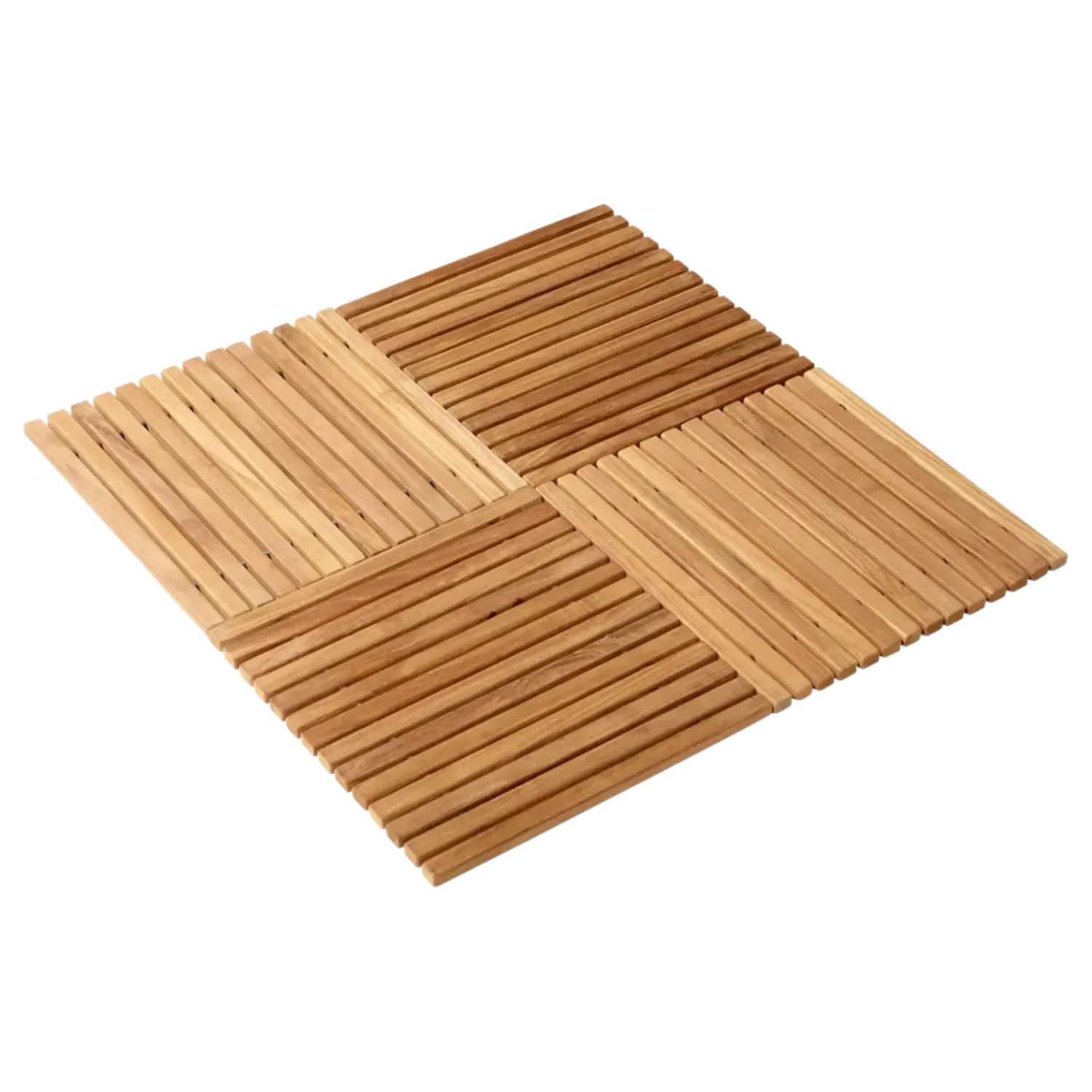 Best Cinas - Lille bademåtte 40x40cm teak