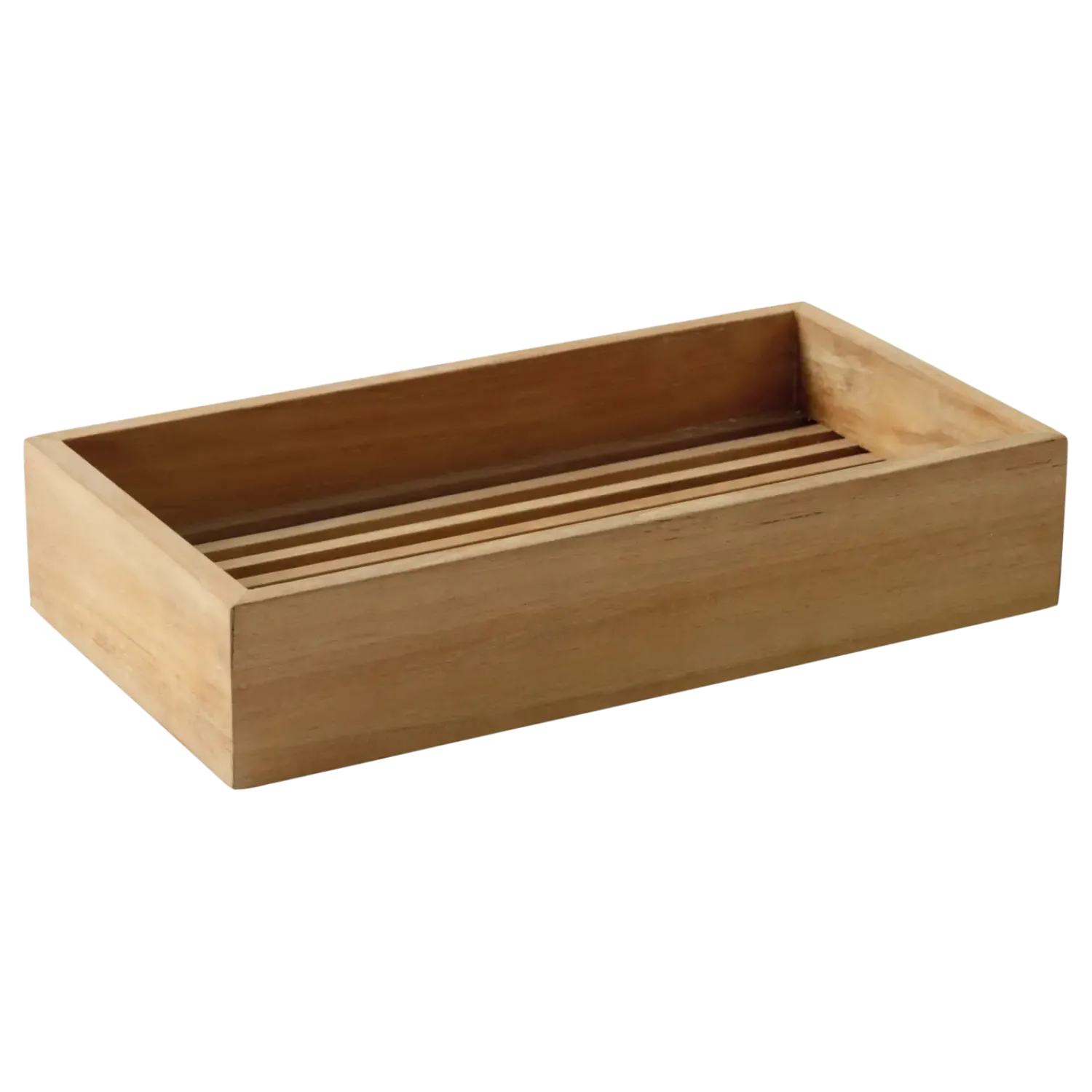 Online Cinas - Opbevaringsbakke, teak