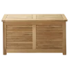 Online Cinas - Opbevaringsbænk, Teak, 90x30x48 cm