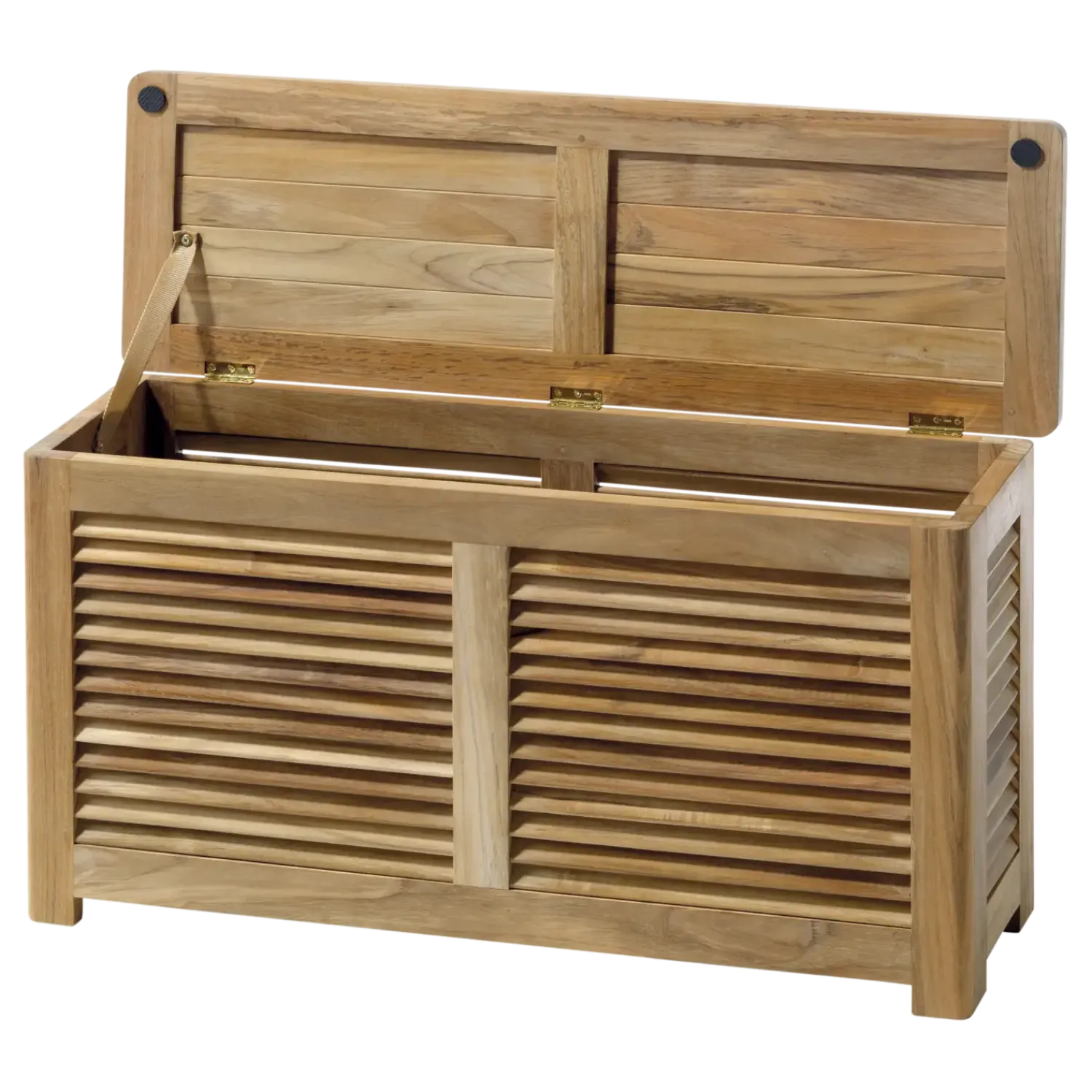 Online Cinas - Opbevaringsbænk, Teak, 90x30x48 cm