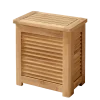 Hot Cinas - Opbevaringsboks m. jalousi, lille, teak