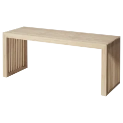Online Cinas - Rib bænk 104x35cm bambus