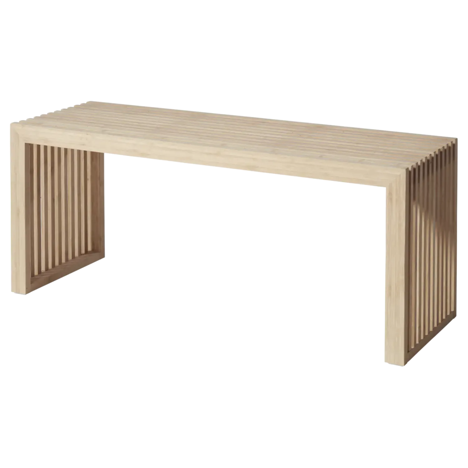 Online Cinas - Rib bænk 104x35cm bambus