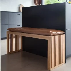 Online Cinas - Rib bænk 104x35cm bambus