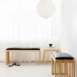 Online Cinas - Rib bænk 104x35cm bambus