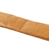 Cinas - Siddepude til 3-personers Rib bænk lysebrun læder, 104 x 35 cm