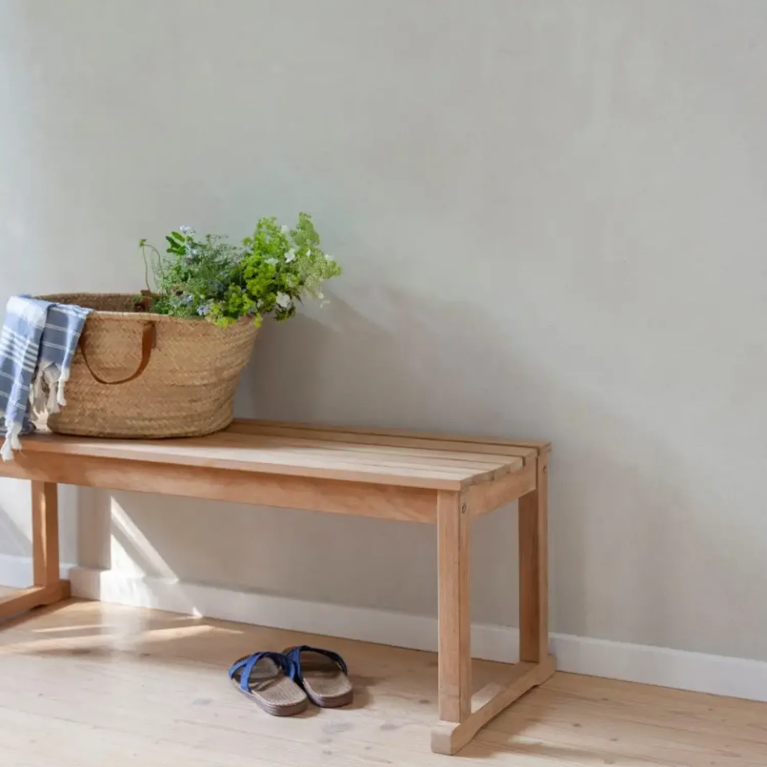 Discount Cinas - Vega bænk 150x40cm teak